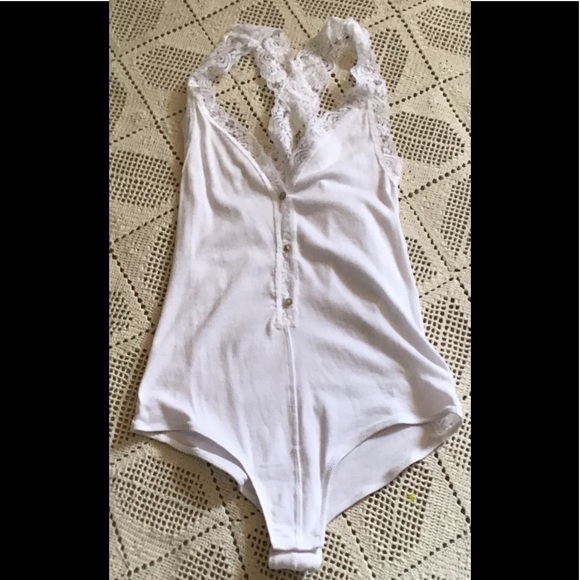 Free People Other - Free People Intimately Yours white body suit